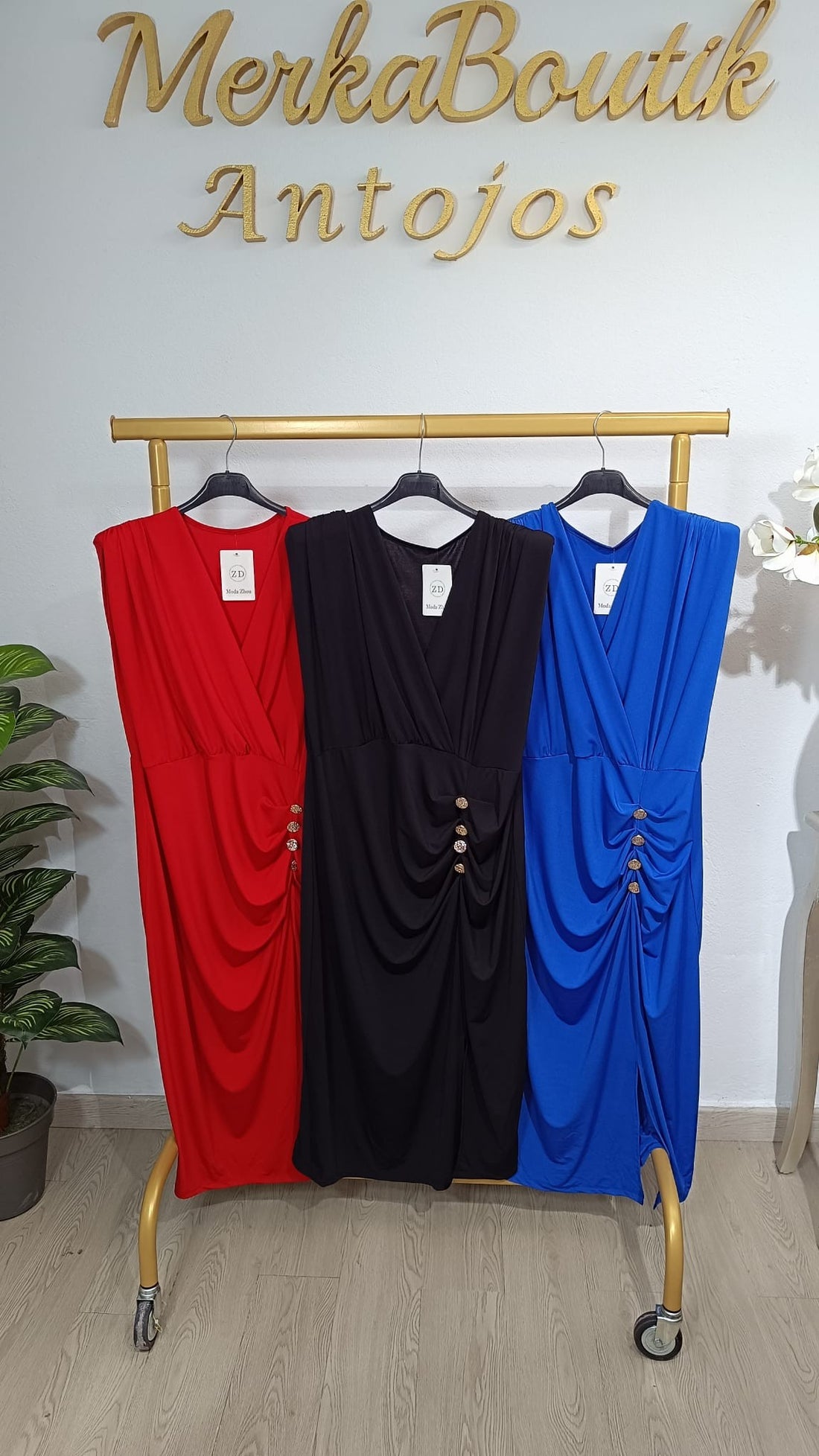 VESTIDO ALICRADO BOTONES MERCHE