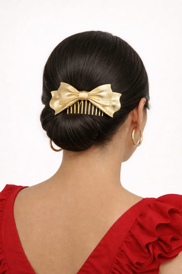 PEINA LAZO DORADO FLAMENCA