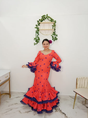 VESTIDO FLAMENCO VÉLEZ LUNAR