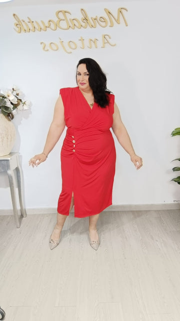 VESTIDO ALICRADO BOTONES MERCHE