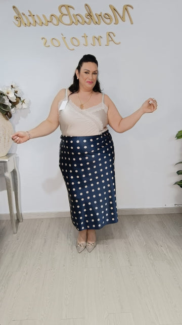 FALDA SATEN LUNAR PASTORA