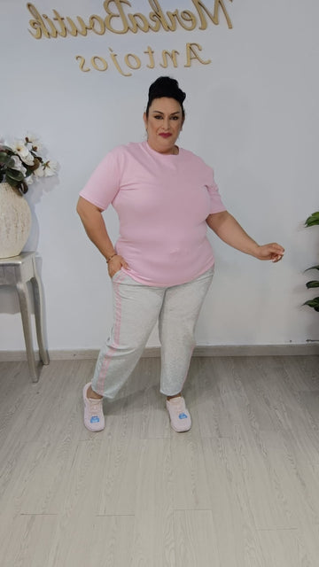 CONJUNTO PATA  BOMBACHO  A RAYAS