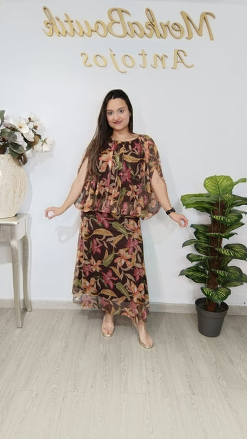 CONJUNTO GASA DE FALDA PETUNIA