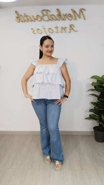 BLUSA MULTIVOLANTE