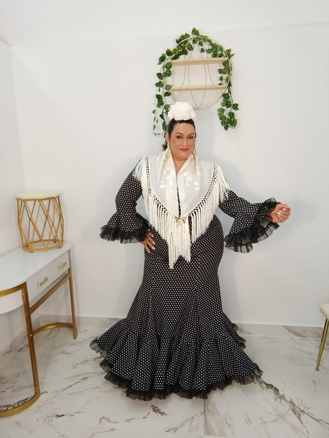 VESTIDO REALEZA LUNAR PEQUEÑO