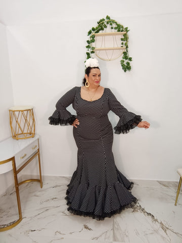 VESTIDO REALEZA LUNAR PEQUEÑO