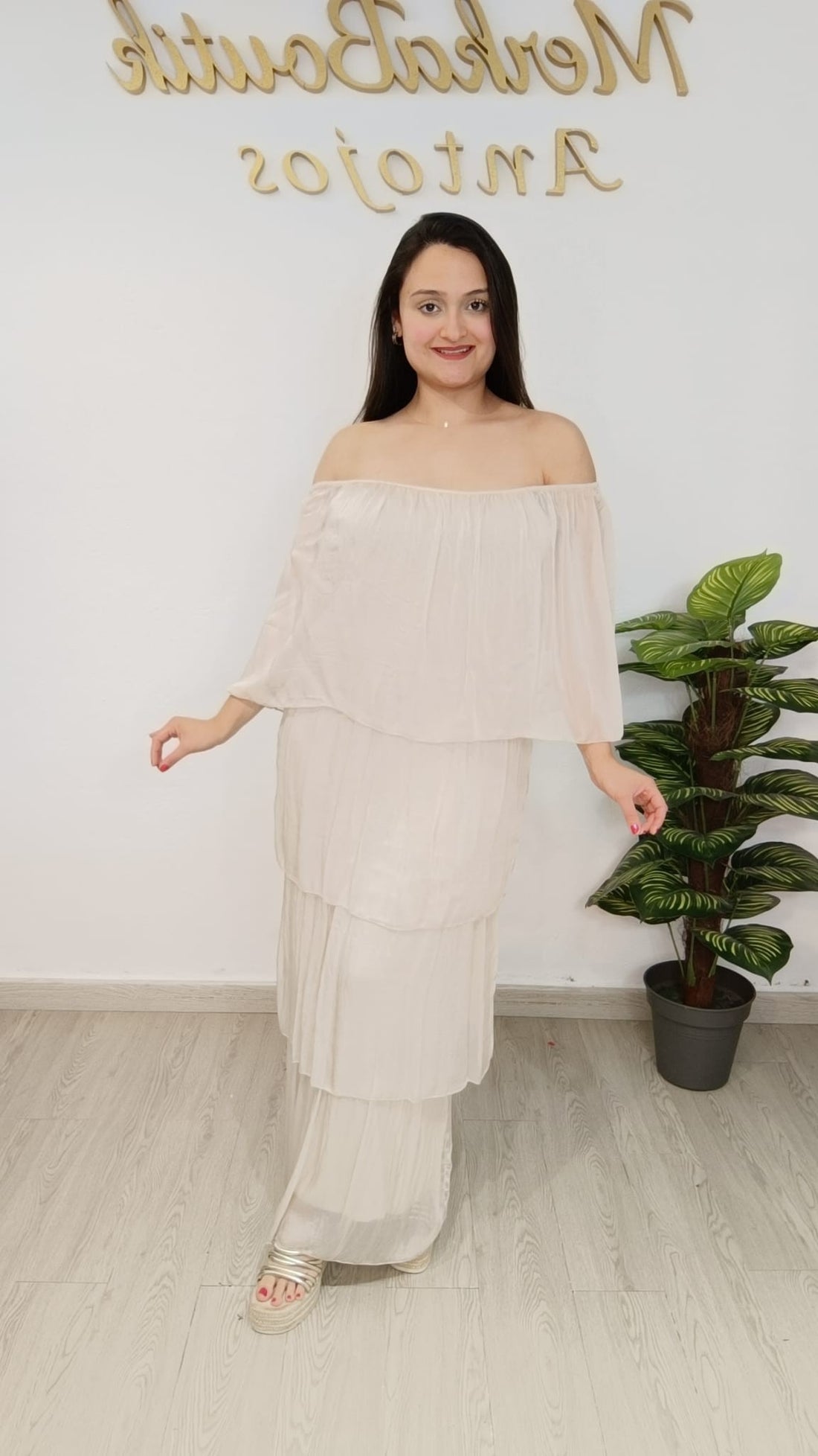 VESTIDO SEDA ANGEL
