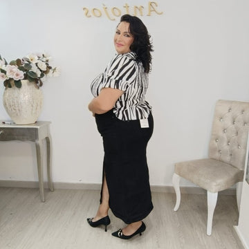 FALDA VAQUERA NEGRA 3927