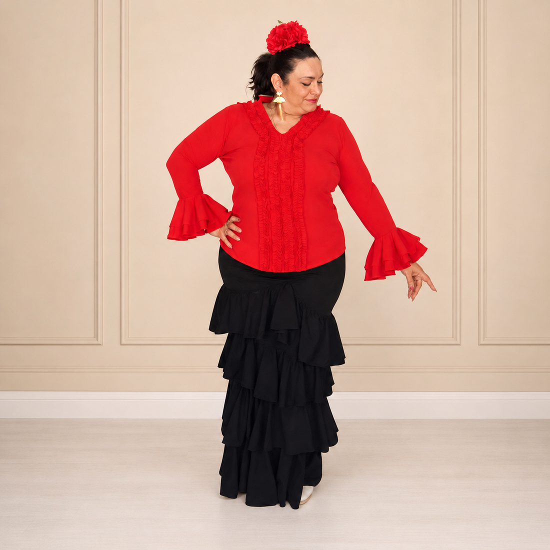BLUSA FLAMENCA CURVY