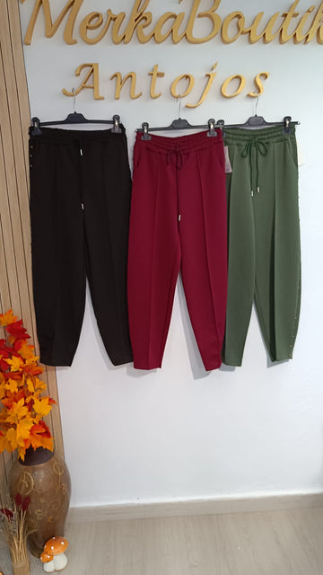 Pantalón Mini Balloon Tachuela