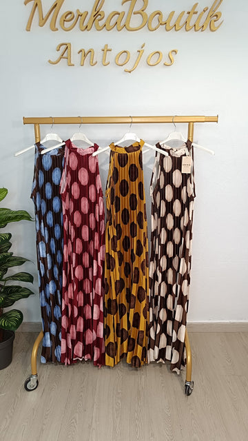 Vestido Plisado Bambalina
