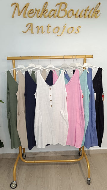 Vestido Lino Montaña