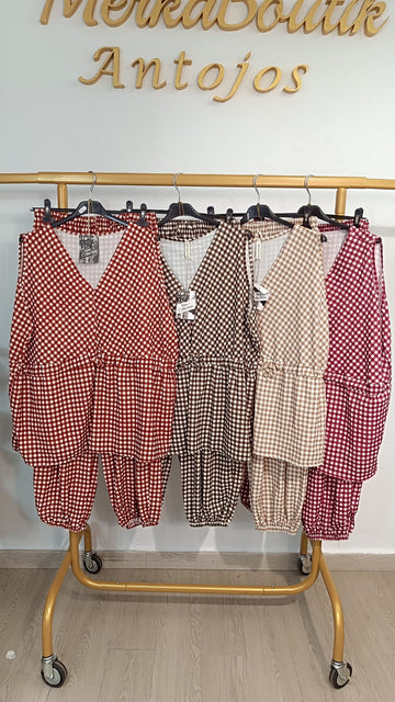 Conjunto Vichy Curvy Adelaida