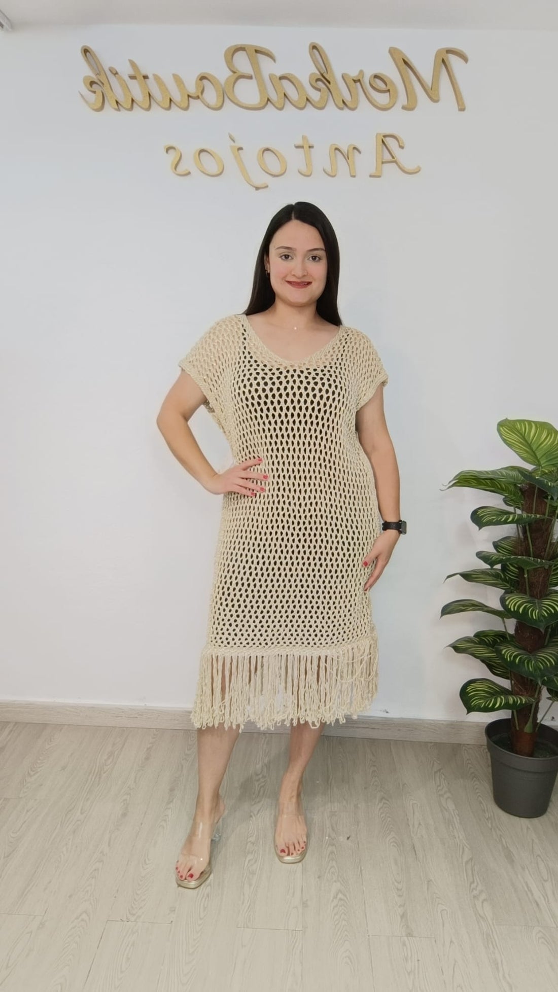 Vestido Gold Red