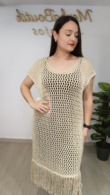 Vestido Gold Red