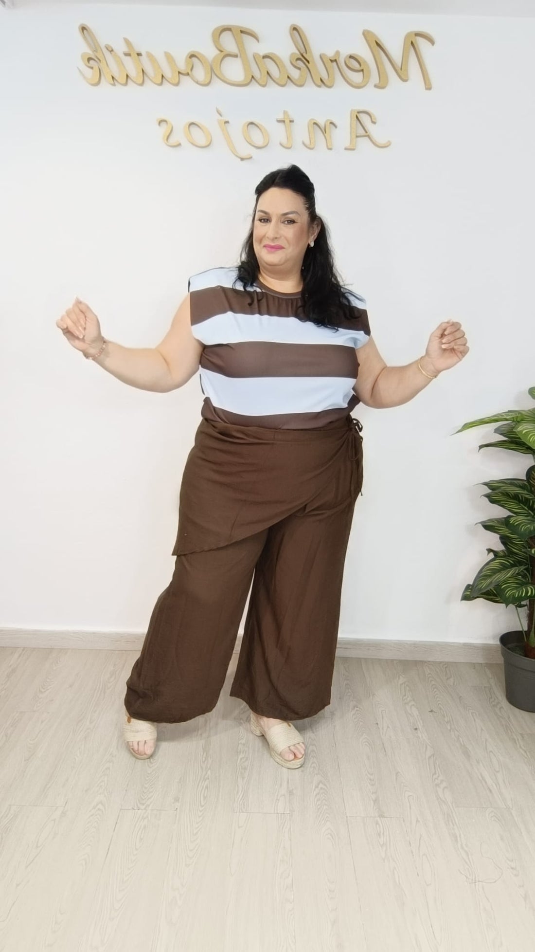 Pantalón Pañuelo Pata Ancha
