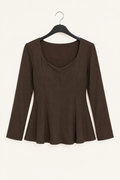 Blusa Bogotá chocolate