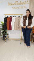 Chaleco Napoleónico Maxi curvy de inspiración militar