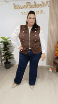 Chaleco Napoleónico Maxi curvy en caldera