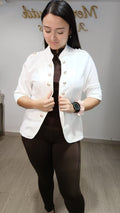 Chaqueta Napoleón Mini en color beige