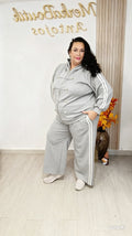 Conjunto Deportivo Napoleón Maxi curvy en chocolate