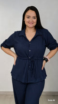 Conjunto Rugoso Alameda curvy en beige
