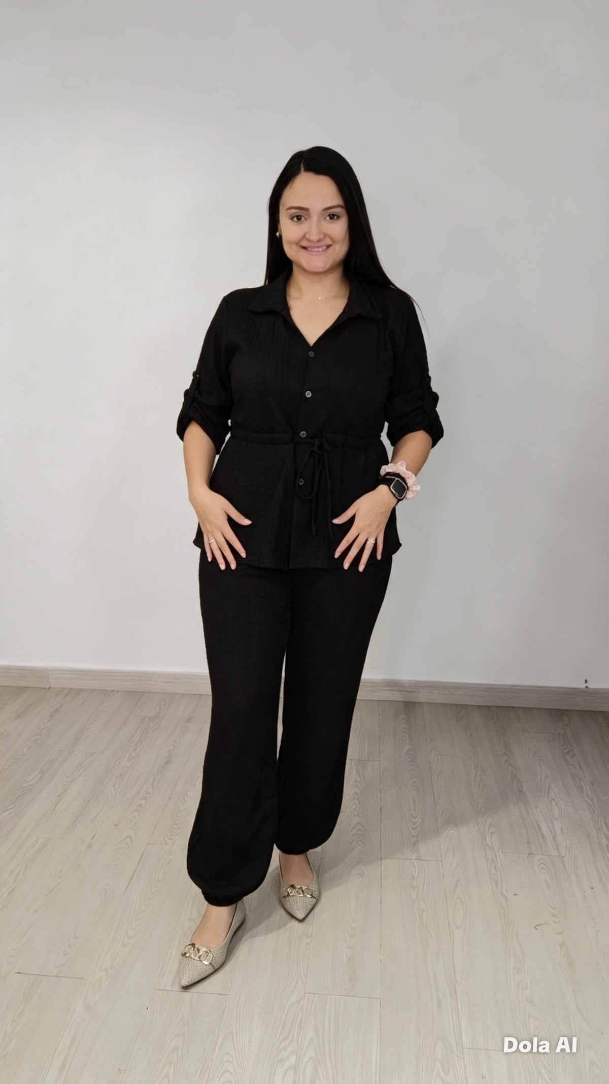 Conjunto Rugoso Alameda curvy en chocolate