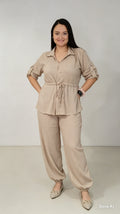 Detalle del tejido rugoso del Conjunto Alameda curvy