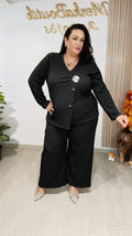 Conjunto Rugoso Debora curvy en verde caza