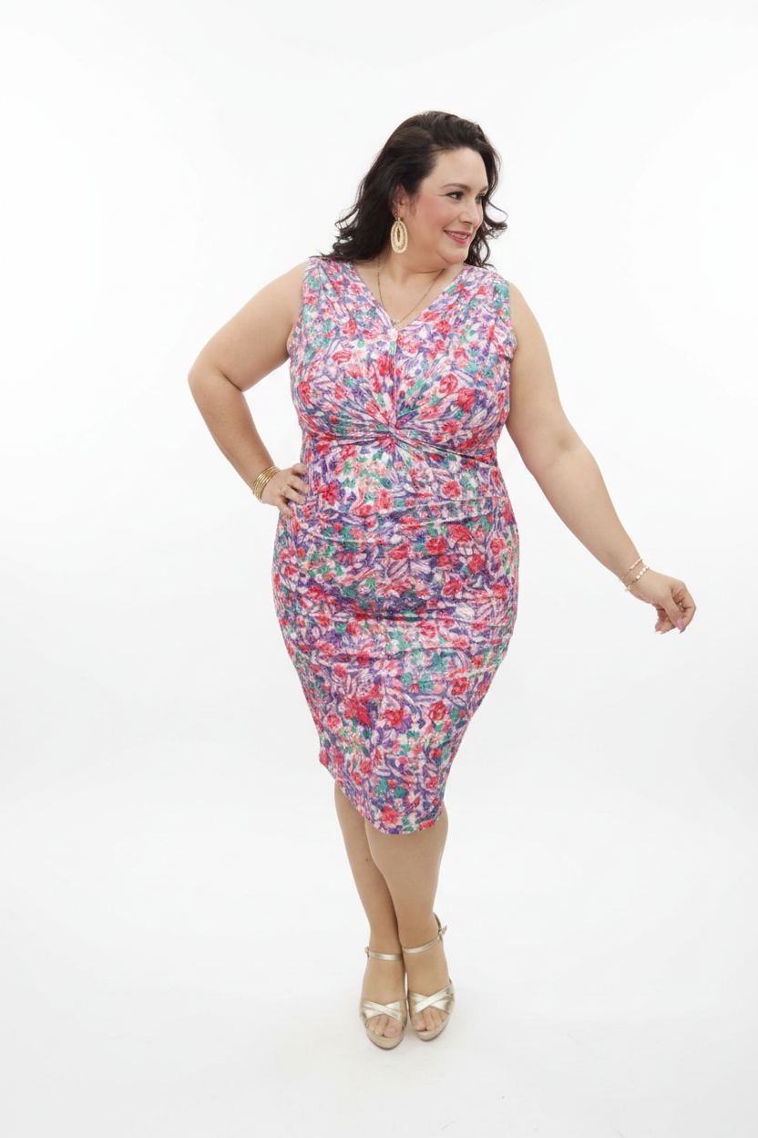 Vestido Andaluz con fondo de estudio