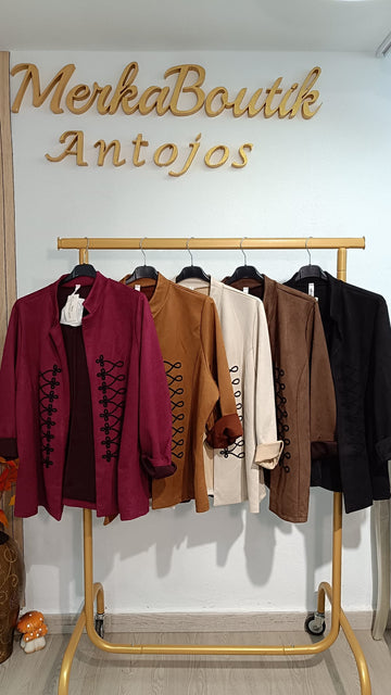Chaqueta Antelina Oriental