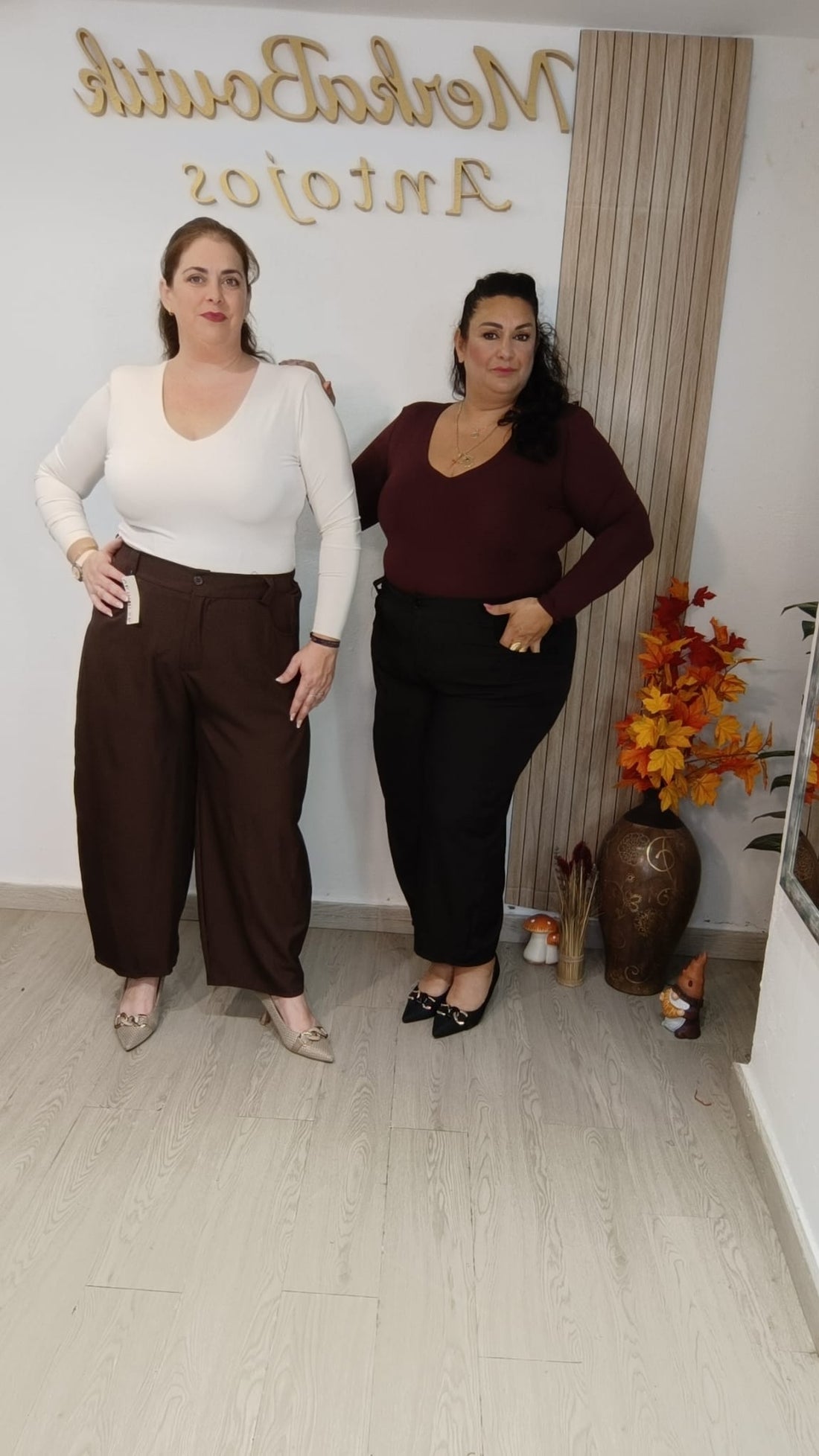 Pantalón Balloon Sastre curvy en look de temporada