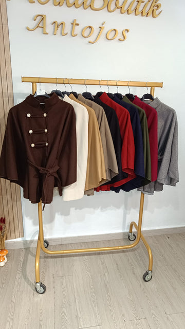 Chaqueta Poncho Militar
