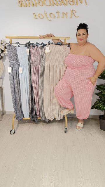 Mono Vichy Bombacho Curvy