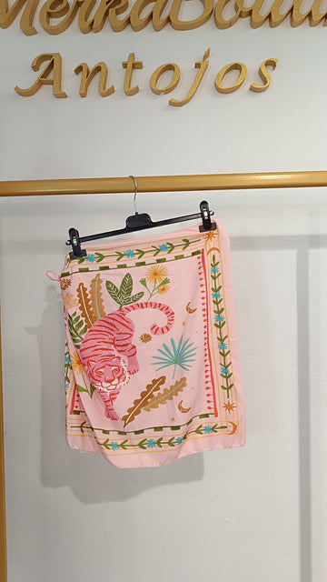 Falda Pareo Corta Mini Selva