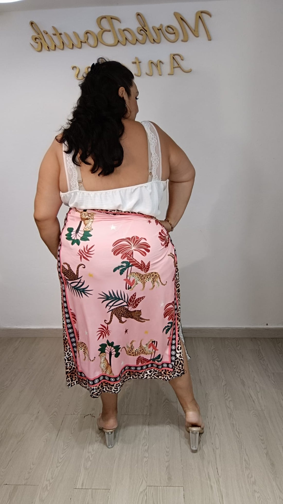 Falda Pareo Larga Curvy Jungla