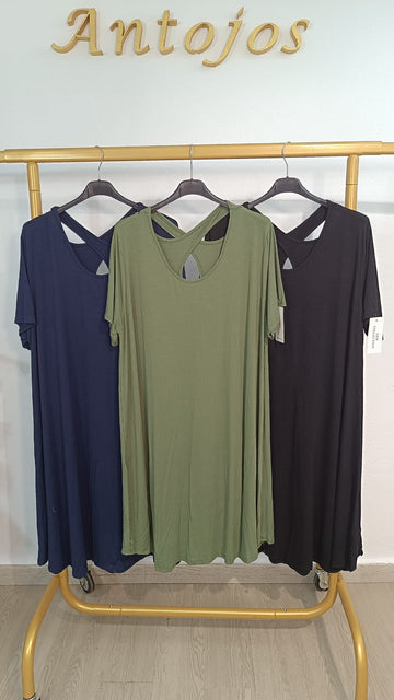 Vestido Espalda Cruzada