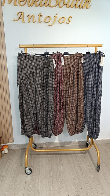 Pantalón Bombacho Vichy Atenas