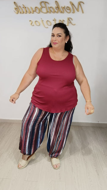 Pantalón Multicolor Curvy