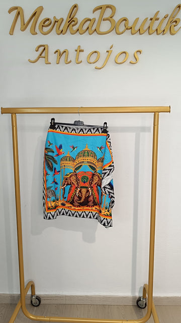 Falda Pareo Corto África