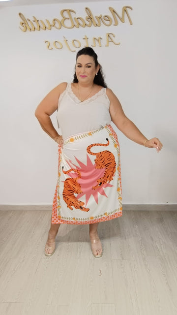 Falda Pareo Larga Curvy Furia