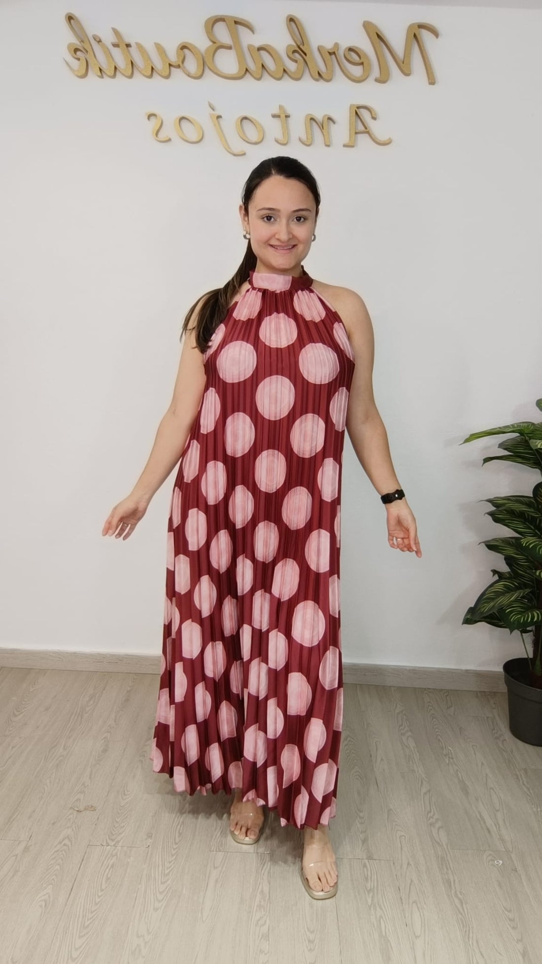 Vestido Plisado Bambalina