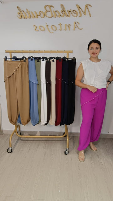Pantalón Bombacho pañuelo Tachuelas Mediano