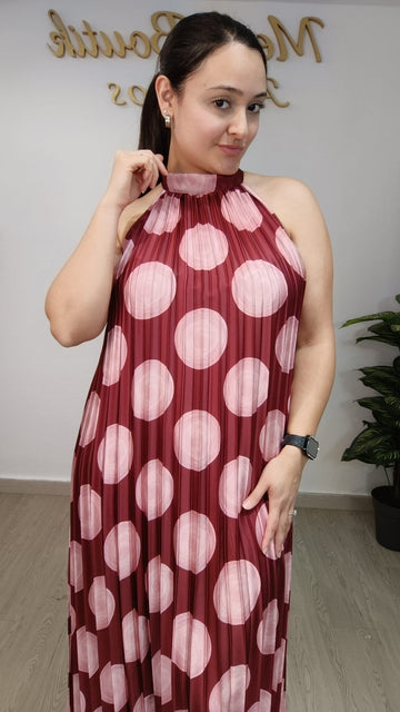 Vestido Plisado Bambalina