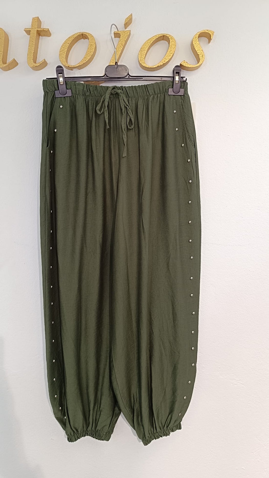 Pantalón Bombacho Tachuelas Mini