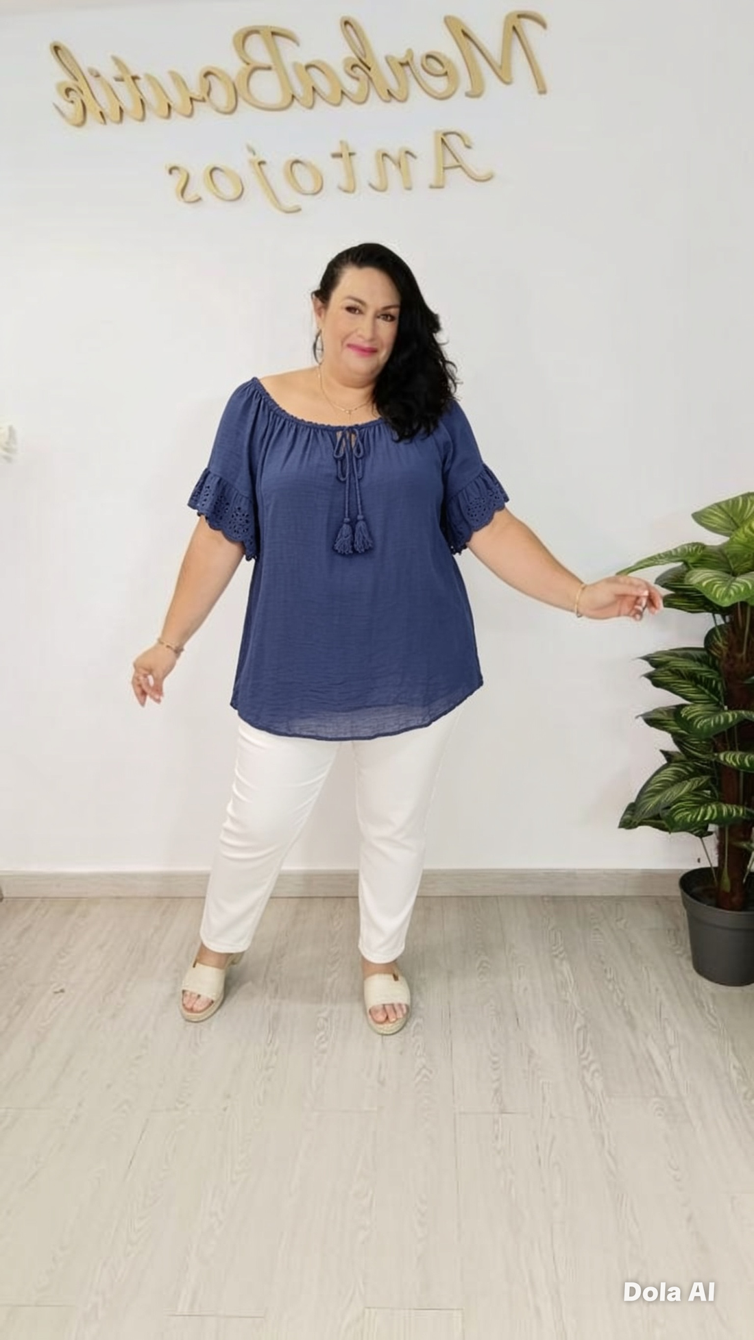 Blusa Coqueta Lino