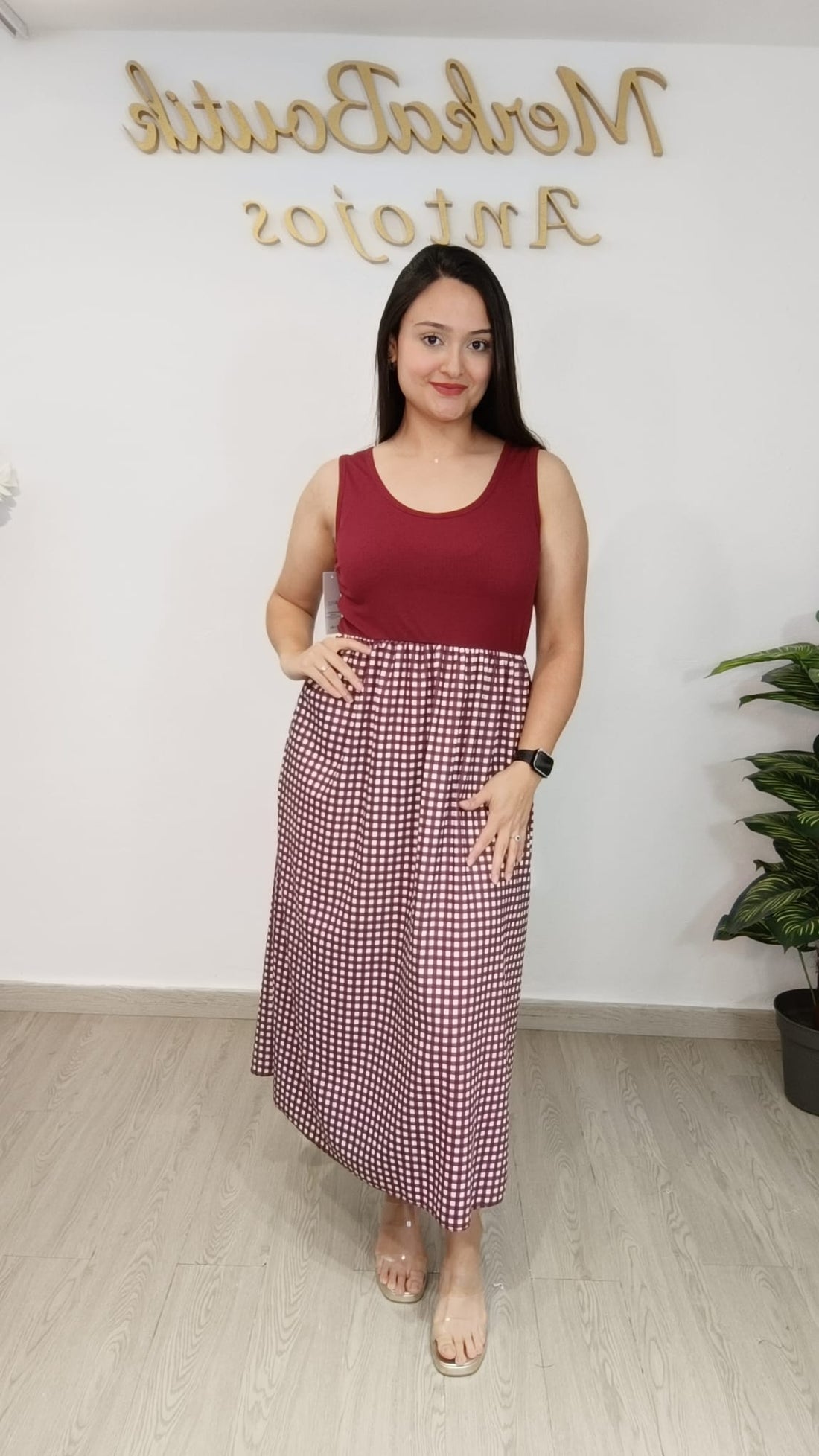 Vestido Vichy Palma