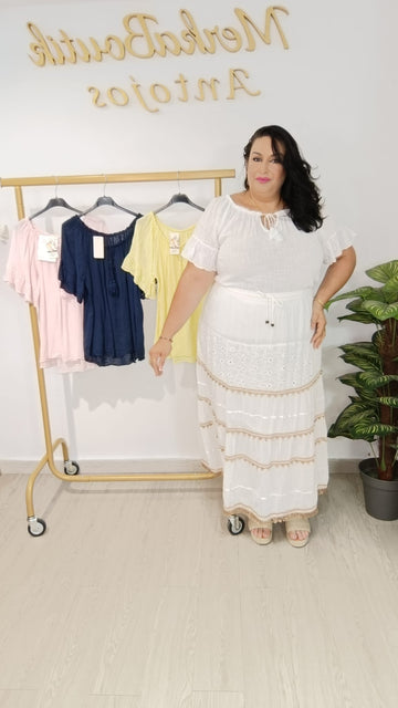 Blusa Coqueta Lino