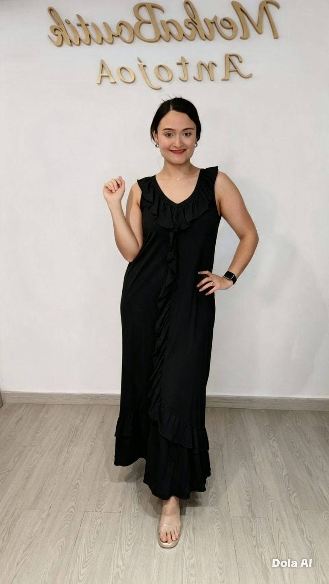 Vestido Volanteo