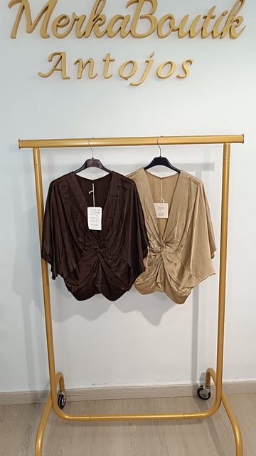 Blusa Nudo Satén